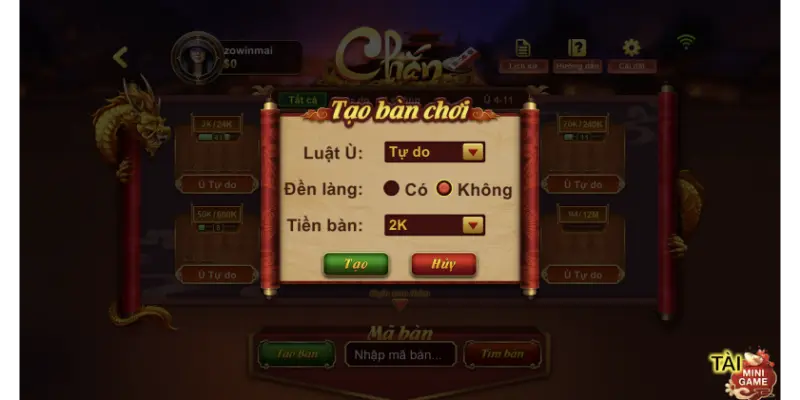 Giao diện game chơi chắn được thiết kế khoa học